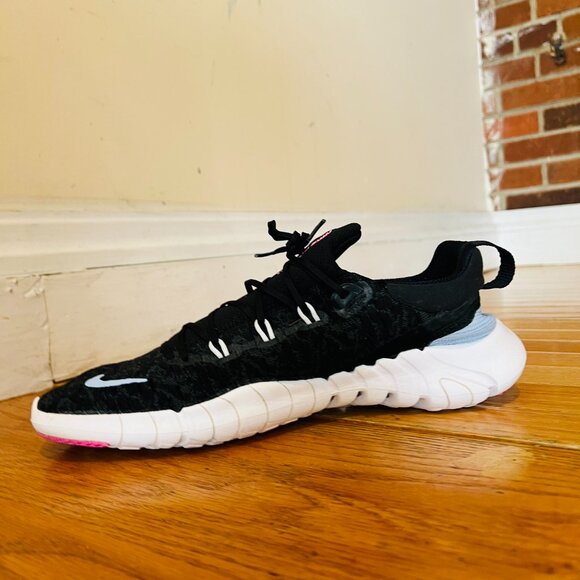 NIKE Free Run 5.0 Next Nature Mesh Sneakers Black Mens 9.5 - Picture 3 of 16